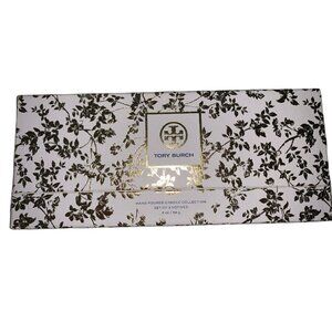 Tory Burch Empty Box from Candle Set 8 x 3.5 x 3.5 White Gold Floral Glam